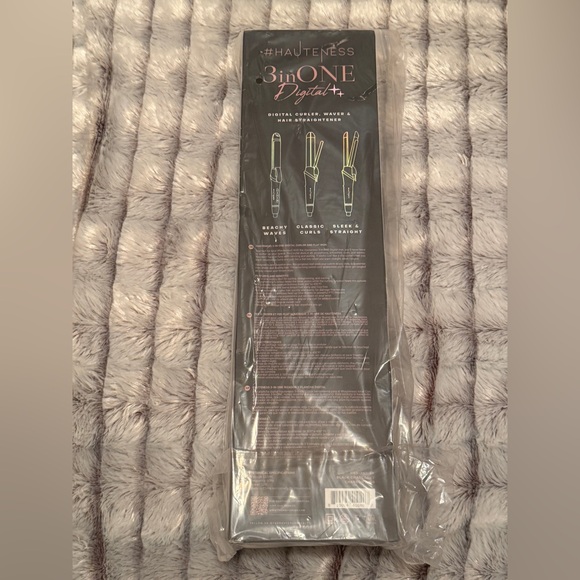 HAUTENESS 3-in-1 Digital Curling Iron + Heat Tool Case Bundle NWT - Picture 4 of 7
